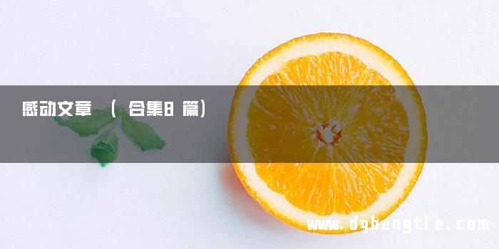 感动文章 (合集8篇)